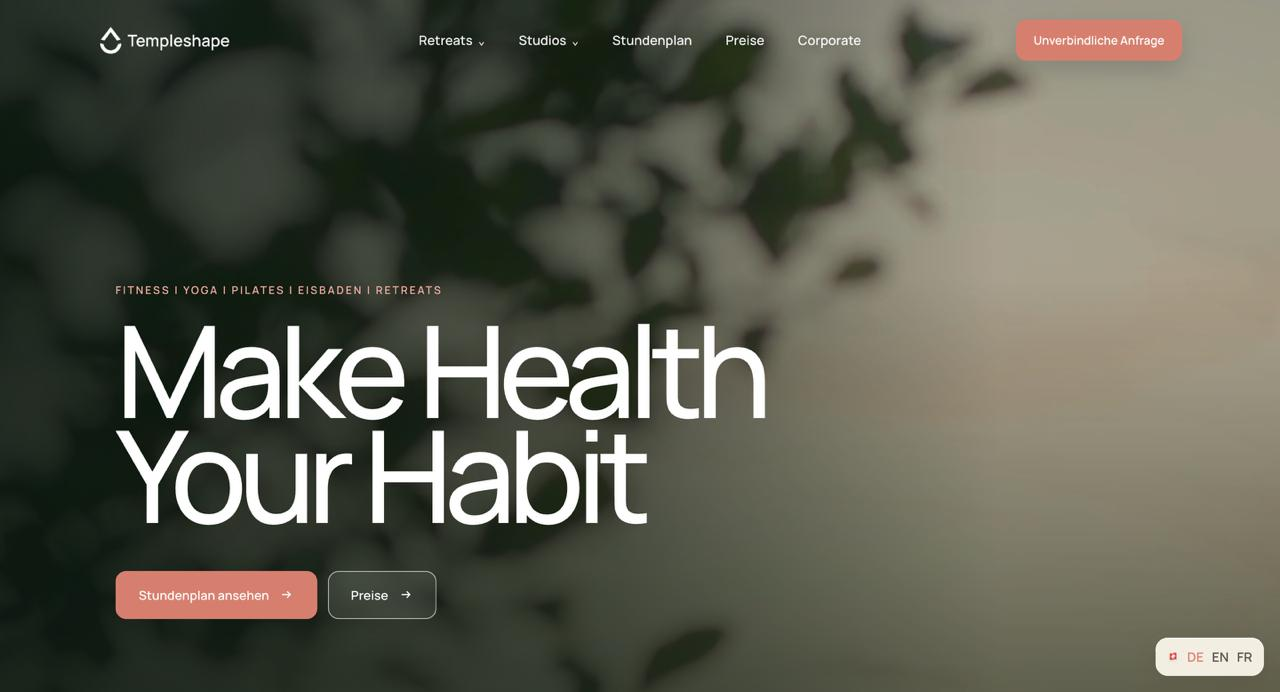 Templeshape – Make Health Your Habit